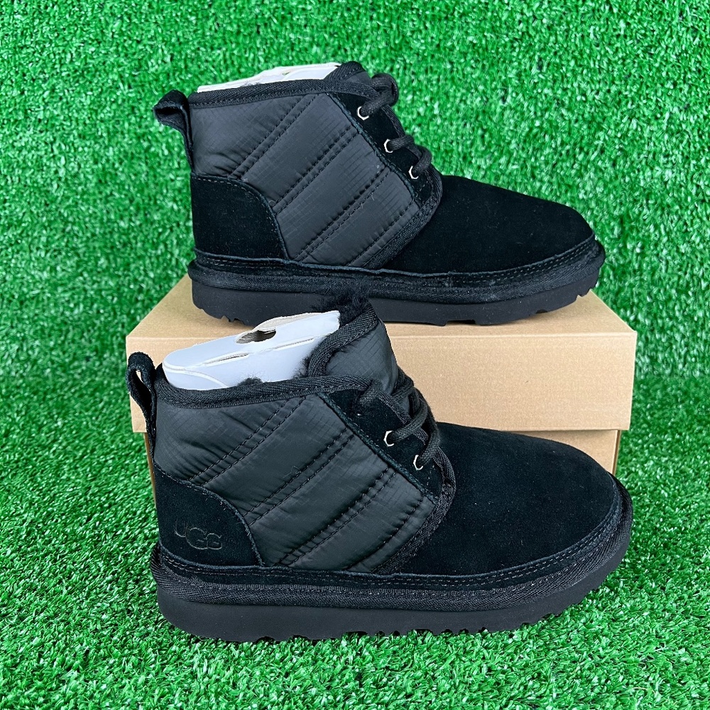 NEW UGG Neumel II LTA Suede Quilted Lace Up Winter Boots